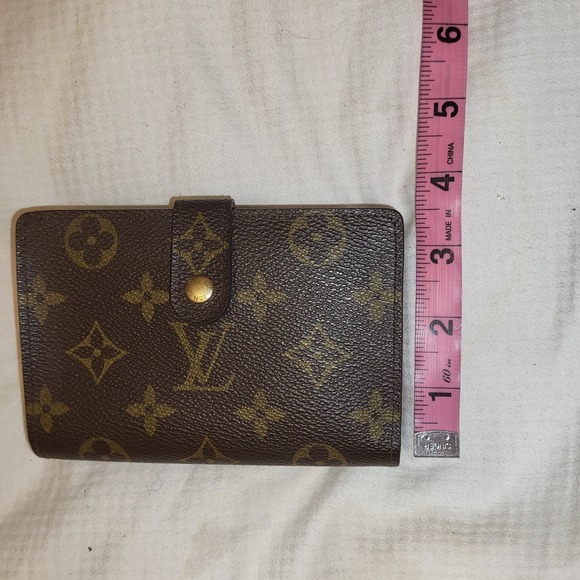 Louis Vuitton Authentic VTG Brown Monogram French Kisslock Wallet - Picture 12 of 13